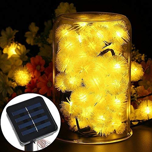 MEHOOM Solar Lights Clearance String 100 Count, 32 Ft 8 Colors Modes, Solar String Lights Outdoor Waterproof Christmas Decor Balls, Solar Powered Outdoor Lights for Garden Decor (Warm White)