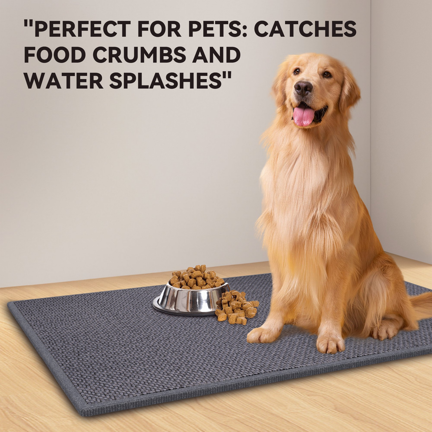 MEHOOM 24x36 Inch Front Door Mat, Indoor Outdoor Entrances, Dirt-Resistant, Low Profile, Easy Clean, Anti-Slip Doormat, Multi-Functional Welcome Mat for Garden, Balcony, Porch, Entryway
