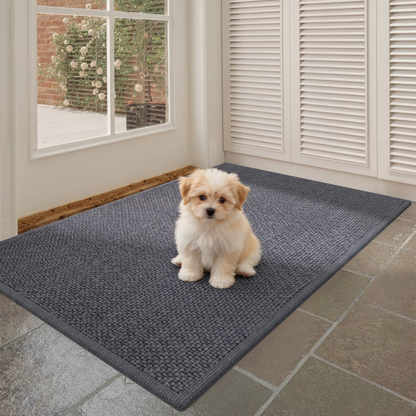MEHOOM 24x36 Inch Front Door Mat, Indoor Outdoor Entrances, Dirt-Resistant, Low Profile, Easy Clean, Anti-Slip Doormat, Multi-Functional Welcome Mat for Garden, Balcony, Porch, Entryway
