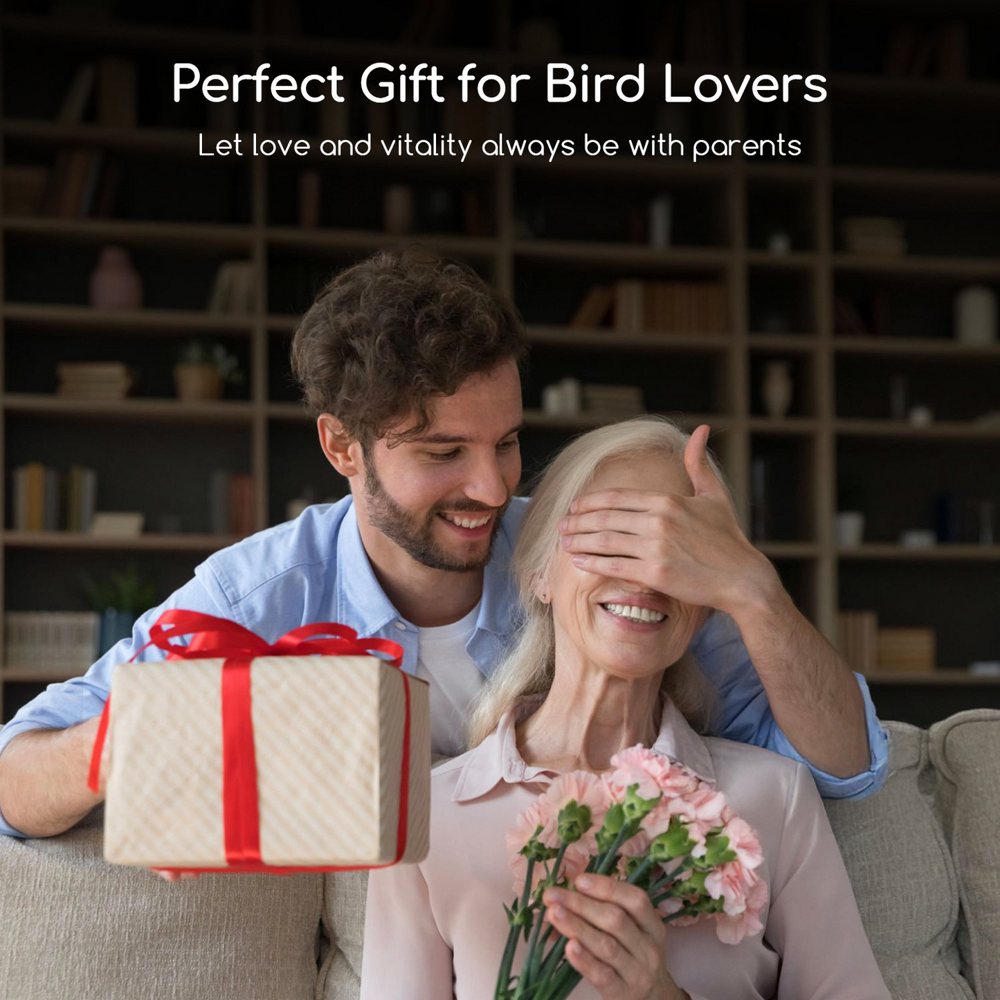 MEHOOM 3K UHD Smart Bird Feeder with Camera, Solar Powered Outdoor Bird House Cam, 5MP HD Live View, Instant Notifications, Identifies 11,000+ Bird Species, Perfect Gift for Bird Lovers