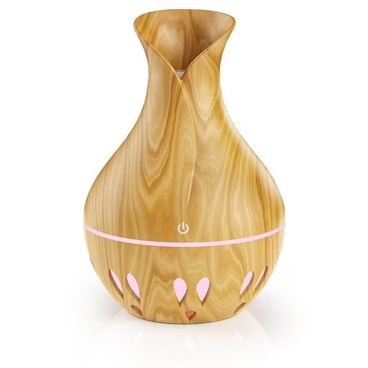 MEHOOM Cool Mist Humidifier with 7-Color Night Light, 130ml Essential Oil Diffuser
